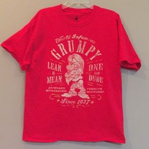 Disney T-shirt, sz Large Grumpy New